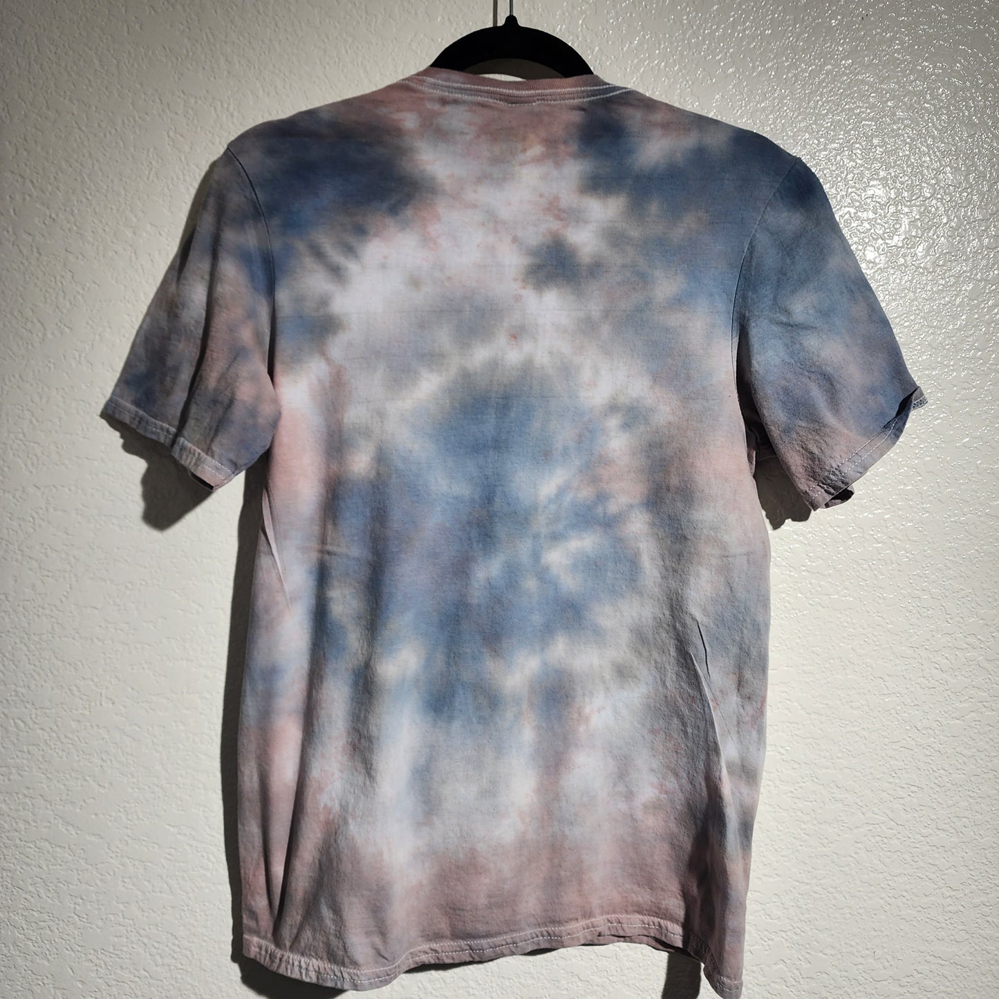 Hand dyed humming bird with mushrooms - Gold, yellow, and black