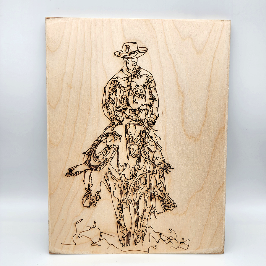 Lone Cowboy - Fine Art Painting Kit