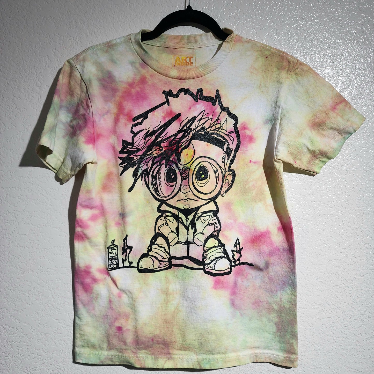 Scary Gary - Hand dyed sherbert lemon